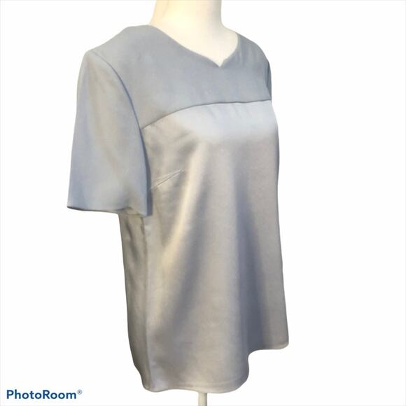 Jason Wu Soft Blue Rayon/Silk Top 4 - Picture 3 of 8